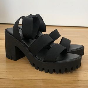 Madden Girl Soho Lug Sandals - Size 8 1/2
